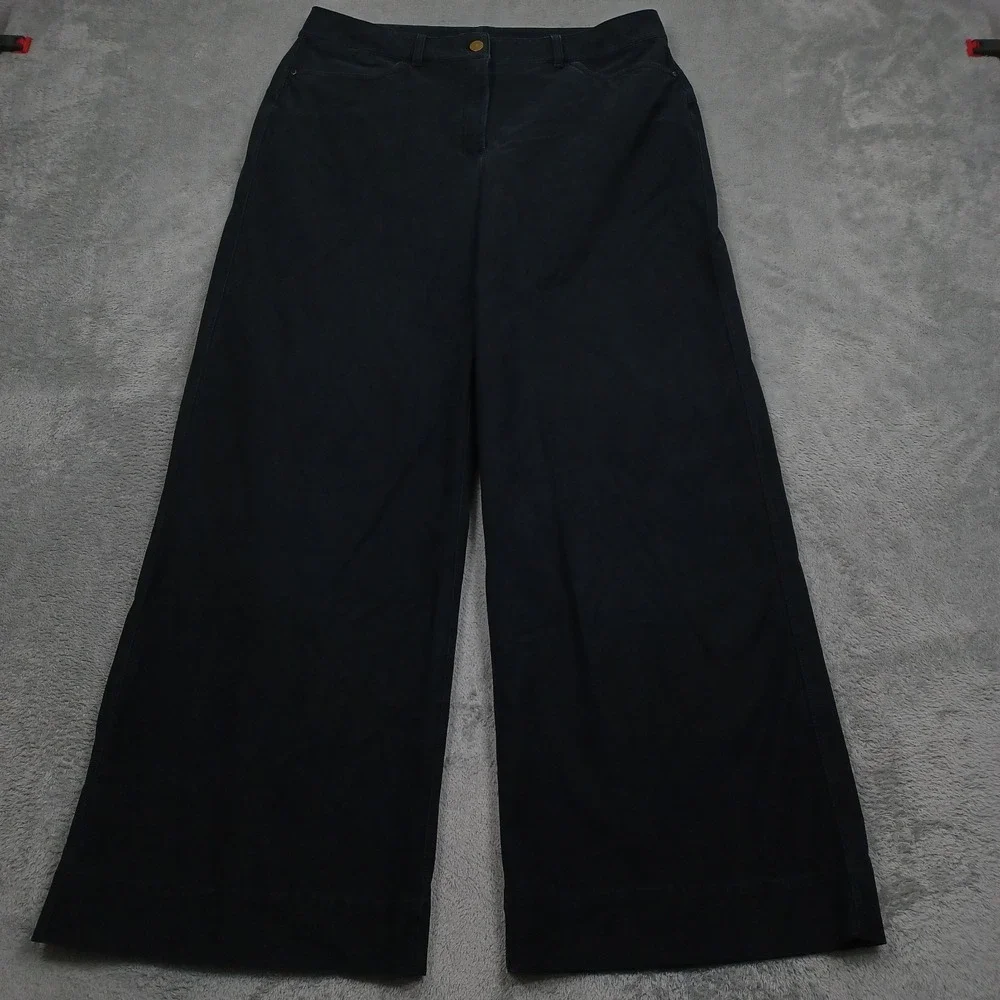 Lululemon Pants Womens 32 Black Wide Leg City Sleek Utilitech Preppy